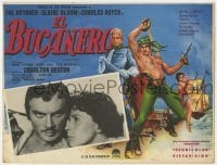5c030 BUCCANEER Mexican LC 1958 Yul Brynner, Charlton Heston, directed by Anthony Quinn!
