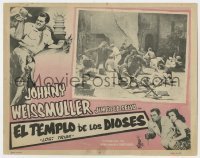 5c036 LOST TRIBE Mexican LC 1949 Johnny Weissmuller as Jungle Jim & Myrna Dell!