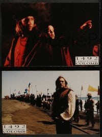 5c406 1492 CONQUEST OF PARADISE 14 French LCs 1992 Ridley Scott, Gerard Depardieu, Sigourney Weaver!