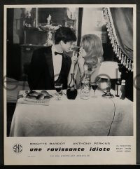 5c396 AGENT 38-24-36 21 French LCs 1965 Une ravissante idiote, Perkins & Brigitte Bardot, rare!