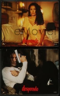 5c462 DESPERADO 8 French LCs 1995 Antonio Banderas, sexy Salma Hayek, directed by Robert Rodriguez!