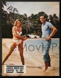 5c499 DR. NO 6 French LCs R1980s different images of Sean Connery as Bond & sexy Ursula Andress!