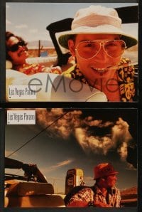 5c415 FEAR & LOATHING IN LAS VEGAS 12 French LCs 1998 Johnny Depp as Dr. Hunter S. Thompson!