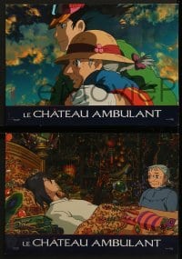 5c504 HOWL'S MOVING CASTLE 6 French LCs 2005 Miyazaki's Hauru no Ugoku Shiro, great anime artwork!
