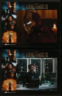 5c505 IRON MAN 2 6 French LCs 2010 Marvel, Downey Jr, Cheadle, Paltrow, Scarlett Johansson!