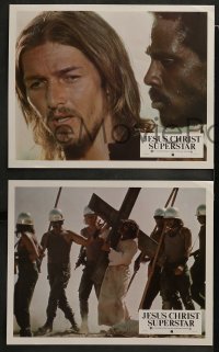 5c441 JESUS CHRIST SUPERSTAR 10 French LCs 1974 Ted Neeley, Andrew Lloyd Webber religious musical!