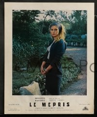 5c405 LE MEPRIS 16 French LCs 1964 Jean-Luc Godard's Le Mepris, sexiest blonde Brigitte Bardot!
