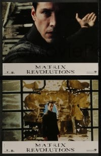 5c447 MATRIX REVOLUTIONS 9 French LCs 2003 Keanu Reeves, Fishburne, Carrie-Anne Moss!