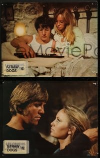 5c512 STRAW DOGS 6 French LCs 1972 Dustin Hoffman, Susan George, directed by Sam Peckinpah!