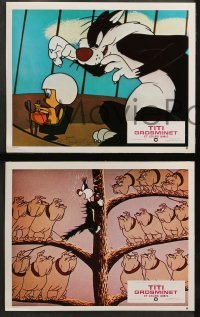 5c513 TITI GROSMINET ET LEURS AMIS 6 French LCs 1970s Sylvester & Tweetybird animation!