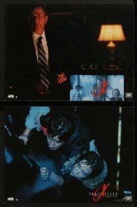 5c444 X-FILES 10 French LCs 1998 David Duchovny, Gillian Anderson, Lone Gunmen, sci-fi!