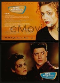 5c344 BLAST FROM THE PAST 9 German LCs 1999 great image of Brendan Fraser & Alicia Silverstone!