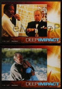 5c362 DEEP IMPACT 8 German LCs 1998 Robert Duvall, Tea Leoni, Elijah Wood, Morgan Freeman