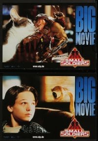 5c377 SMALL SOLDIERS 8 German LCs 1998 Joe Dante CG cartoon with animated toys, Kirsten Dunst!