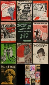 5d281 LOT OF 19 SHEET MUSIC 1930s-1940s great songs from a variety of different movies!