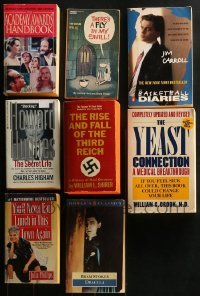 5d043 LOT OF 8 PAPERBACK BOOKS 1960s-1990s Academy Awards Handbook, Basketball Diaries & more!
