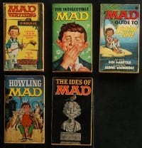 5d038 LOT OF 5 MAD PAPERBACK BOOKS 1960s-1970s early issues from Warner & Signet!