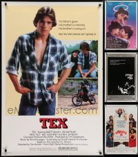 5d568 LOT OF 4 UNFOLDED SINGLE-SIDED 27X40 ONE-SHEETS 1980s Tex, Kiss Me Goodbye, Porky's II!