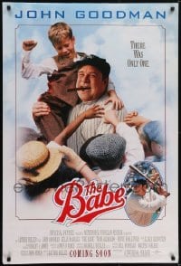 5d567 LOT OF 6 UNFOLDED BABE ADVANCE ONE-SHEETS 1992 John Goodman as the legendary baseball star!