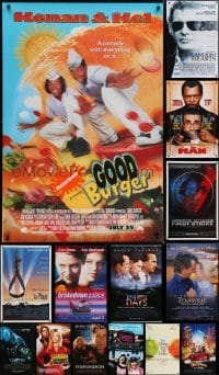 5d545 LOT OF 17 UNFOLDED DOUBLE-SIDED MOSTLY 27X40 ONE-SHEETS 1990s-2000s cool movie images!