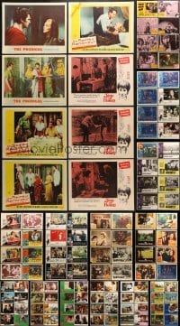 5d164 LOT OF 155 LOBBY CARDS 1940s-1980s incomplete sets from a variety of different movies!