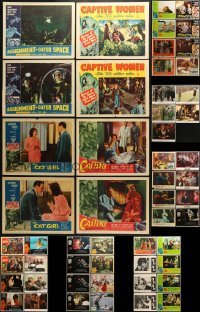 5d185 LOT OF 53 LOBBY CARDS 1930s-1990s incomplete sets from a variety of different movies!