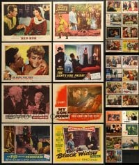 5d194 LOT OF 31 LOBBY CARDS 1940s-1980s great scenes from a variety of different movies!