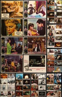 5d178 LOT OF 66 LOBBY CARDS 1940s-1980s incomplete sets from a variety of different movies!