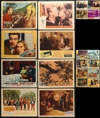 5d201 LOT OF 20 LOBBY CARDS 1940s-1970s great scenes from a variety of different movies!