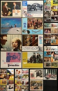 5d181 LOT OF 59 LOBBY CARDS 1960s-1980s great scenes from a variety of different movies!
