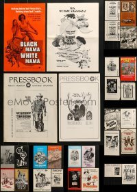 5d249 LOT OF 38 UNCUT PRESSBOOKS 1960s-1980s advertising for a variety of different movies!
