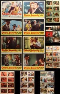 5d184 LOT OF 54 LOBBY CARDS 1950s-1980s mostly complete sets from a variety of different movies!