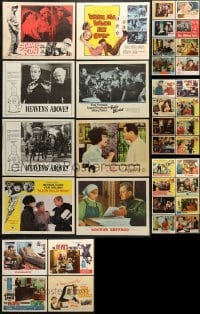 5d192 LOT OF 36 1960S LOBBY CARDS 1960s incomplete sets from a variety of different movies!