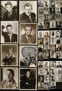 5d330 LOT OF 55 1940S 8X10 STILLS OF MALE PORTRAITS 1940s portraits of leading & supporting men!