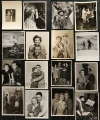 5d362 LOT OF 16 1940S-50S 8X10 STILLS 1940s-1950s great scenes from a variety of different movies!