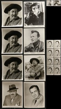 5d359 LOT OF 18 1950S UNIVERSAL PORTRAIT 8X10 STILLS 1950s leading & supporting actors!