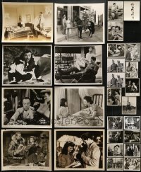 5d346 LOT OF 27 1950S 8X10 STILLS 1950s great scenes from a variety of different movies!