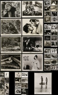 5d333 LOT OF 49 HORROR/SCI-FI 8X10 STILLS 1950s-1970s great scenes from a variety of movies!