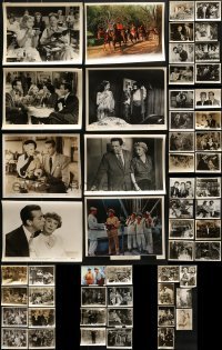 5d329 LOT OF 55 1940S-50S 8X10 STILLS 1940s-1950s great scenes from a variety of different movies!