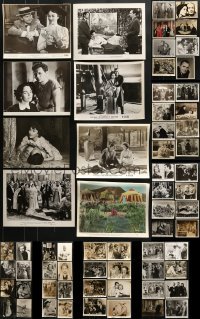 5d324 LOT OF 82 1920S-50S 8X10 STILLS 1920s-1950s great scenes from a variety of different movies!