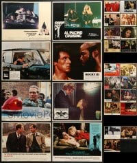 5d197 LOT OF 27 LOBBY CARDS 1970s-1980s incomplete sets from a variety of different movies!