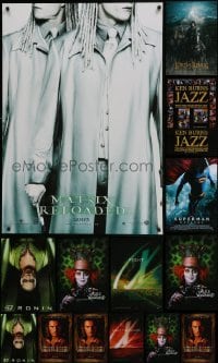 5d594 LOT OF 17 UNFOLDED COMMERCIAL POSTERS 1990s-2010s a variety of great movie images!