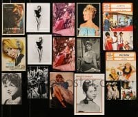 5d401 LOT OF 14 MISCELLANEOUS BRIGITTE BARDOT ITEMS 1950s-1990s includes two Spanish heralds!