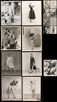 5d360 LOT OF 17 8X10 STILLS OF SEXY WOMEN 1950s-1960s great full-length & close up portraits!