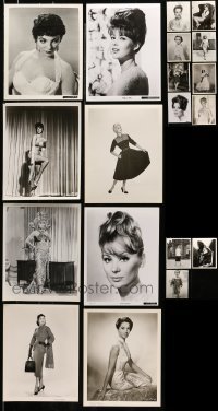 5d356 LOT OF 19 8X10 STILLS OF SEXY ACTRESSES 1950s-1960s great full-length & close up portraits!
