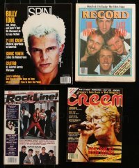 5d299 LOT OF 4 MUSIC MAGAZINES 1980s-1990s filled with great images & information!