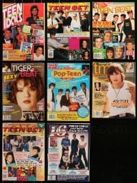 5d306 LOT OF 8 TEEN MAGAZINES 1980s-1990s filled with great images & information!