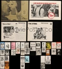 5d248 LOT OF 39 UNCUT PRESSBOOKS 1960s-1970s advertising for a variety of different movies!