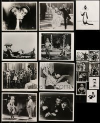 5d434 LOT OF 17 8X10 REPRO PHOTOS 1980s a variety of classic movie scenes & portraits!