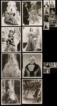 5d432 LOT OF 19 MARIE ANTOINETTE 8X10 REPRO PHOTOS 1980s Norma Shearer, Tyrone Power, Barrymore